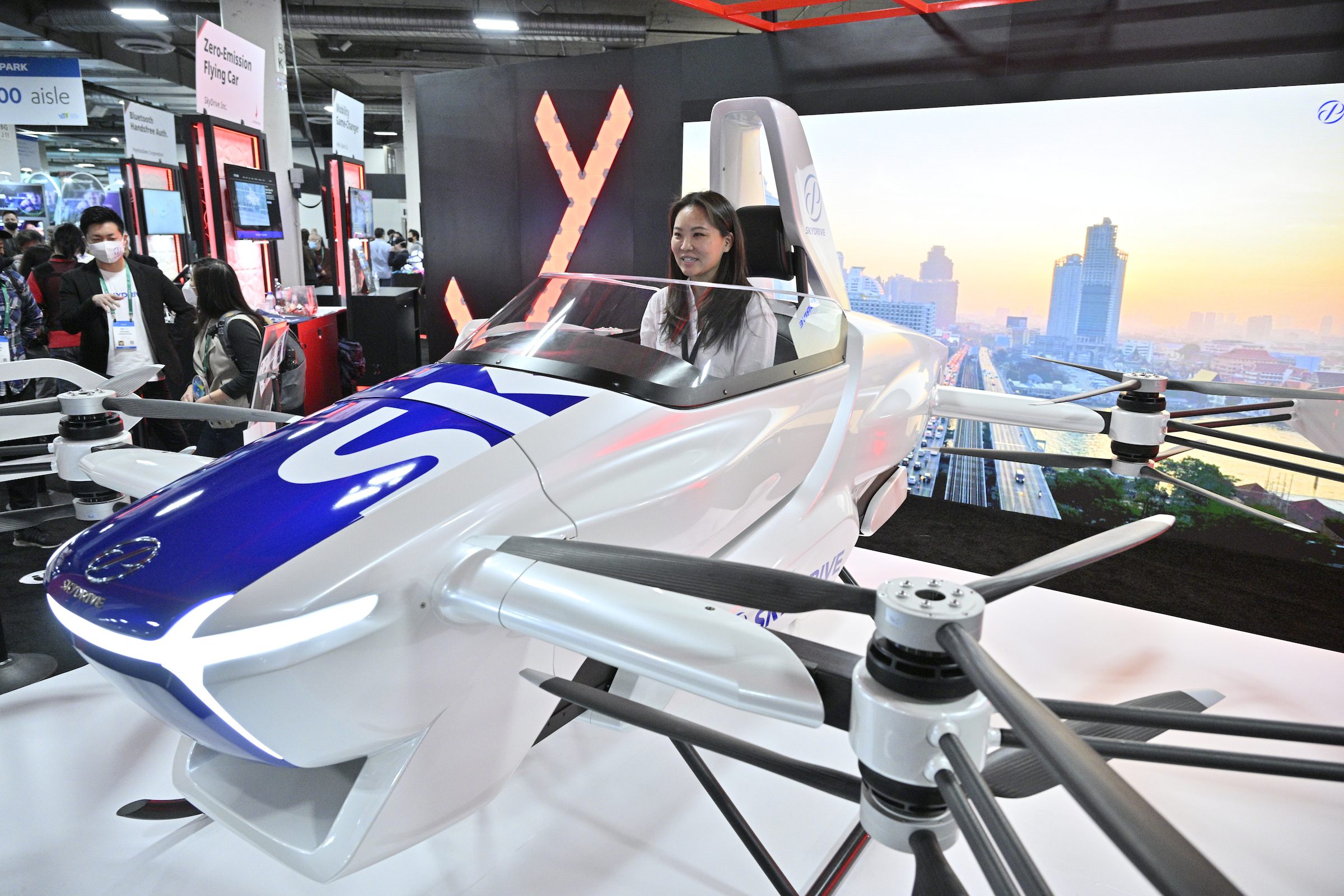 Flying car at the 2023 consumer electronics shows
